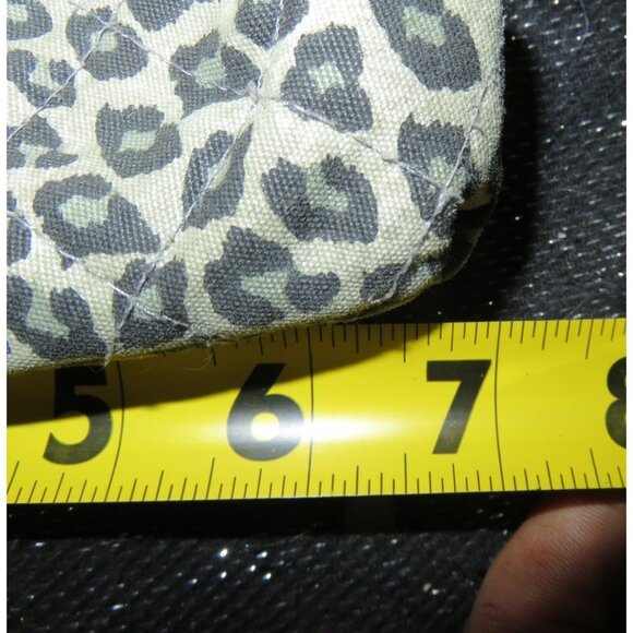 Deena & Ozzy Double Frame Vintage Kisslock Leopard Clutch - Picture 9 of 10